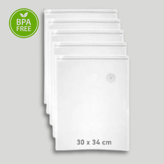 Újrafelhasználható vákuum zacskó (5db)