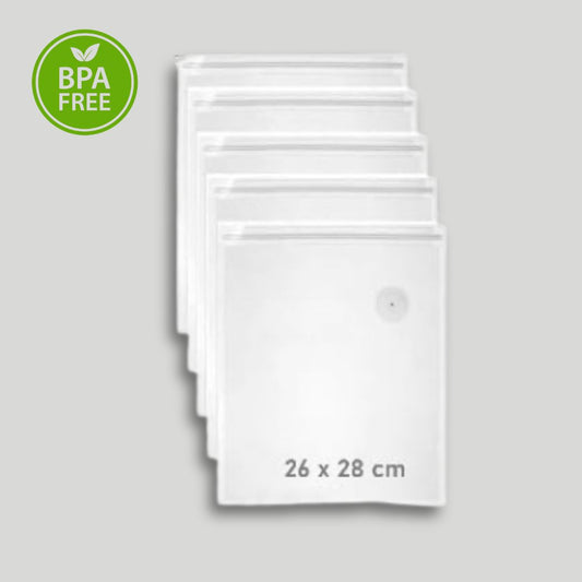 Újrafelhasználható vákuum zacskó (5db)